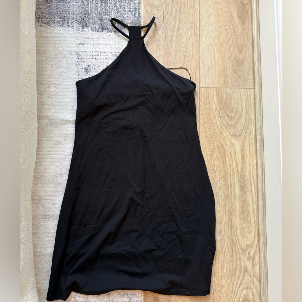 Susana Monaco Black Halter Dress - M NWT